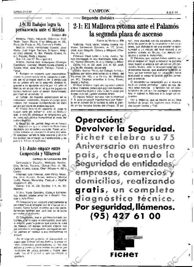 ABC SEVILLA 31-05-1993 página 81