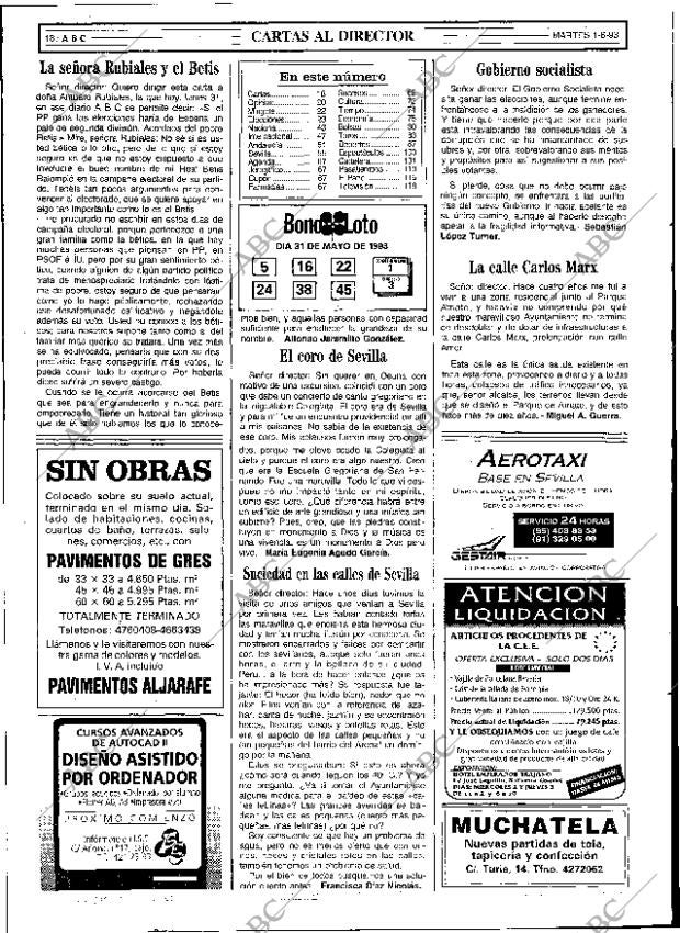 ABC SEVILLA 01-06-1993 página 18