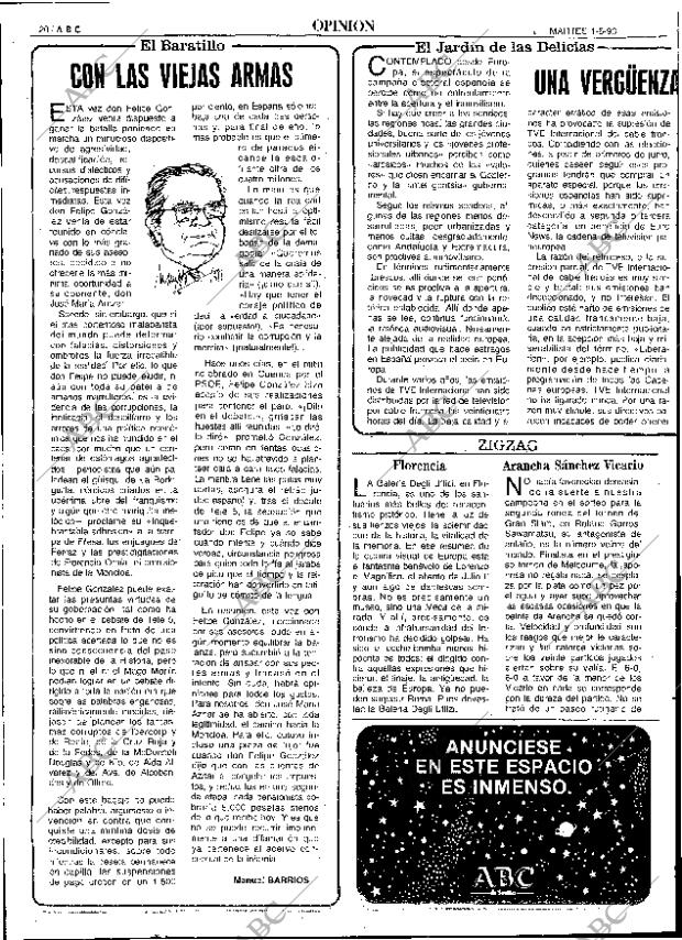 ABC SEVILLA 01-06-1993 página 20
