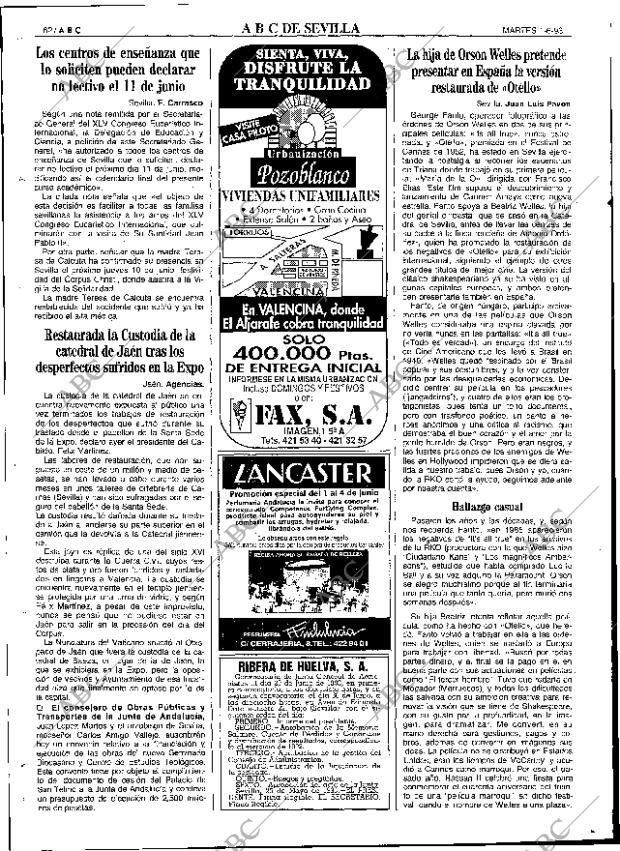 ABC SEVILLA 01-06-1993 página 62