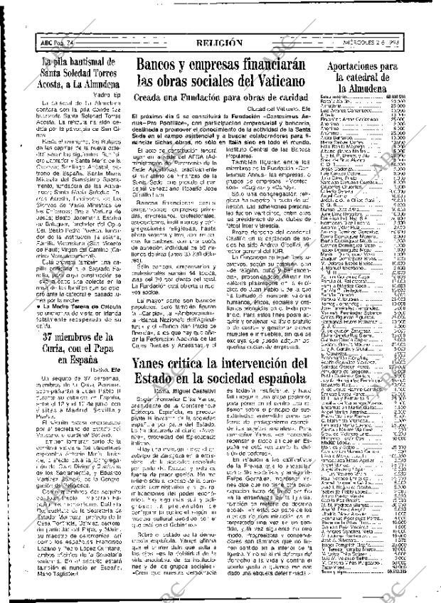 ABC MADRID 02-06-1993 página 74
