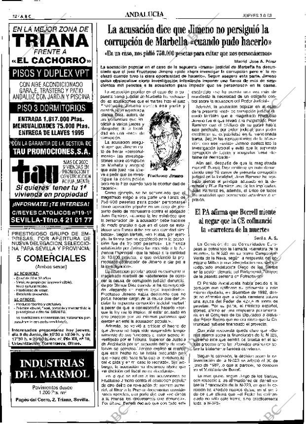 ABC SEVILLA 03-06-1993 página 52