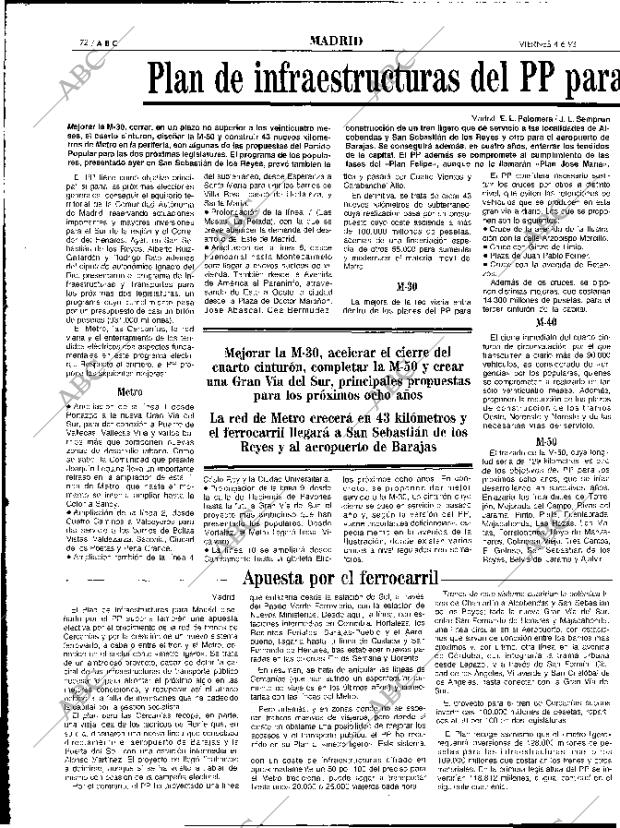 ABC MADRID 04-06-1993 página 72