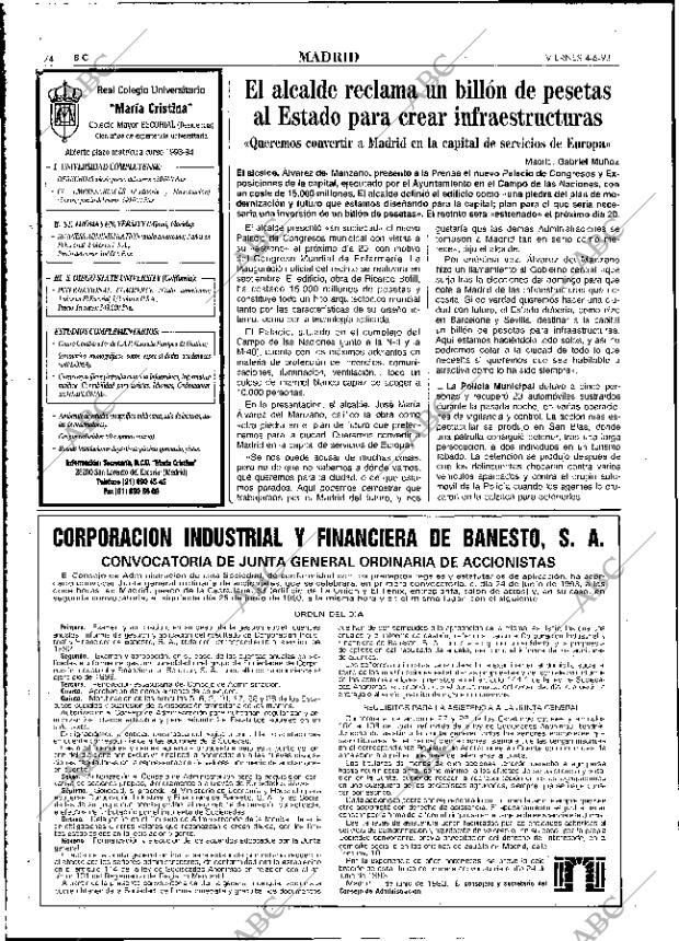 ABC MADRID 04-06-1993 página 74