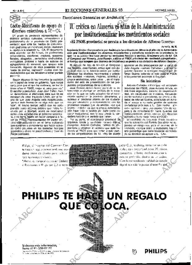 ABC SEVILLA 04-06-1993 página 40