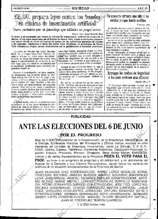 ABC SEVILLA 04-06-1993 página 89