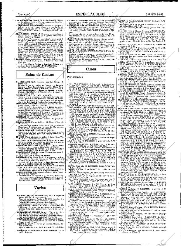 ABC MADRID 05-06-1993 página 104