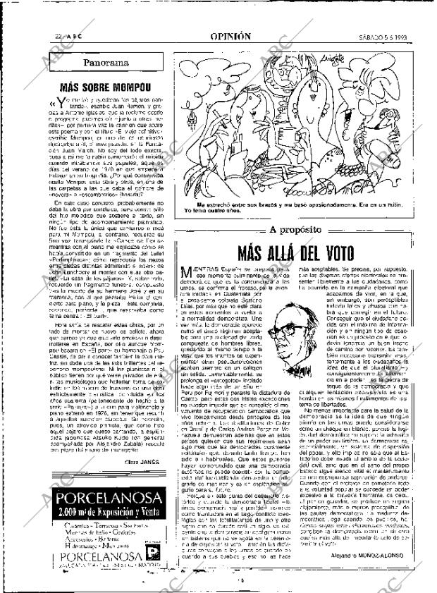 ABC MADRID 05-06-1993 página 22
