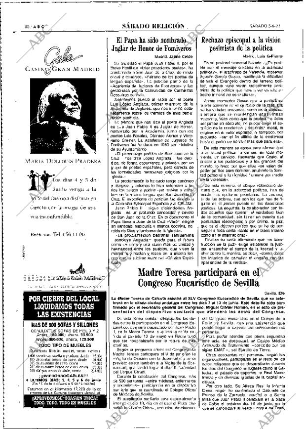 ABC MADRID 05-06-1993 página 80