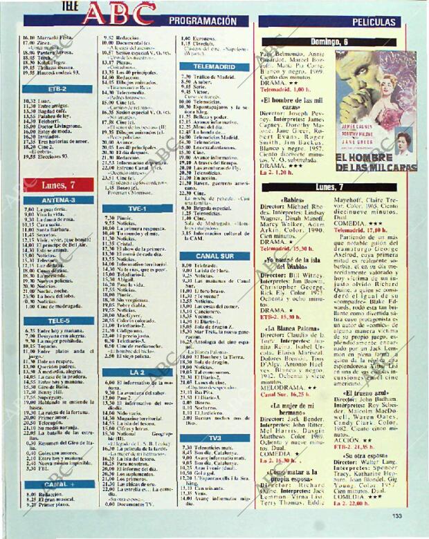 BLANCO Y NEGRO MADRID 06-06-1993 página 133