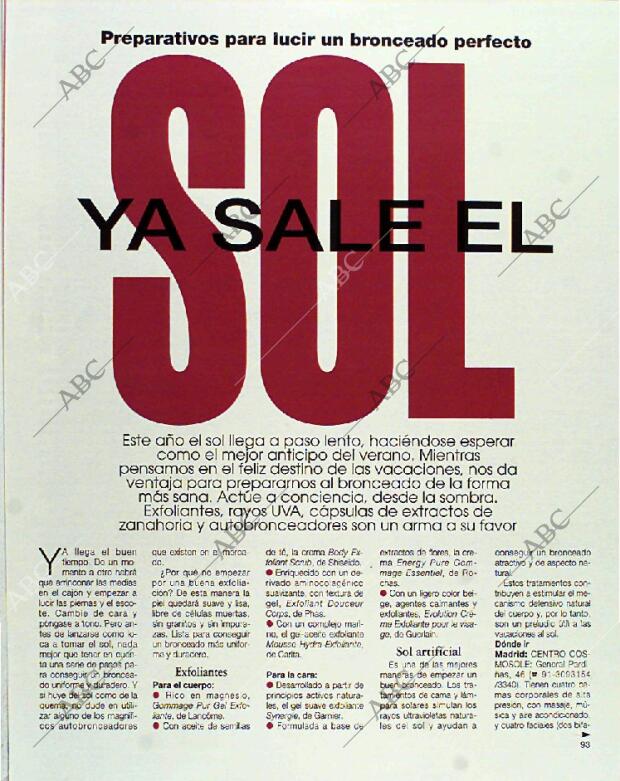 BLANCO Y NEGRO MADRID 06-06-1993 página 93