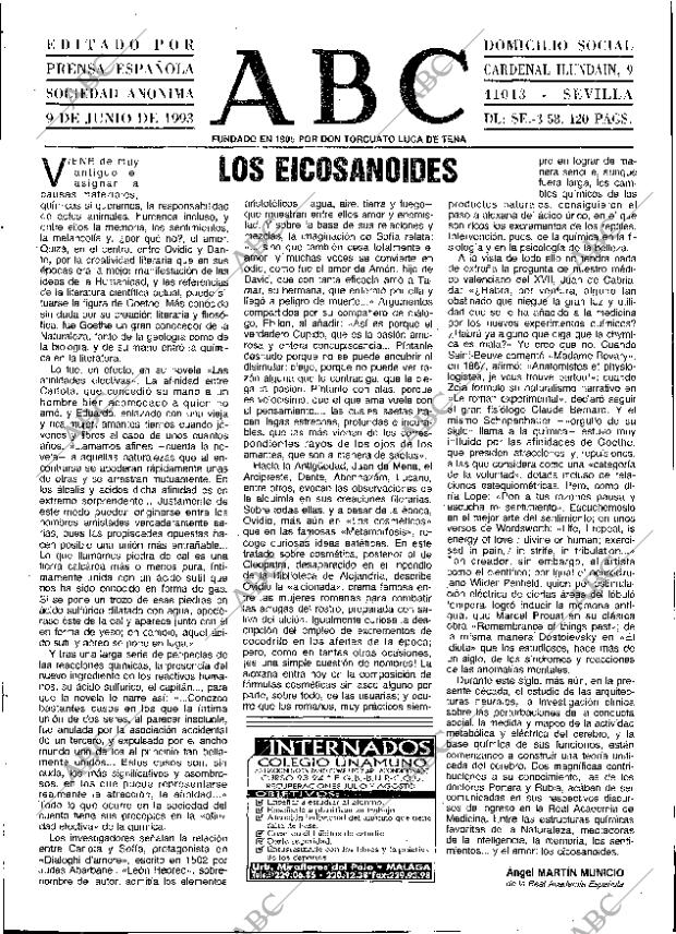 ABC SEVILLA 09-06-1993 página 3