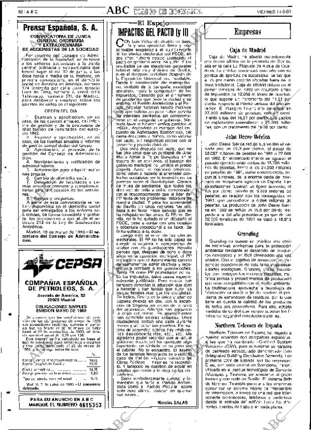 ABC SEVILLA 11-06-1993 página 82
