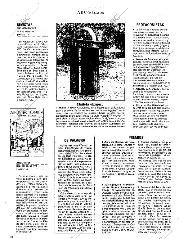 CULTURAL MADRID 11-06-1993 página 22
