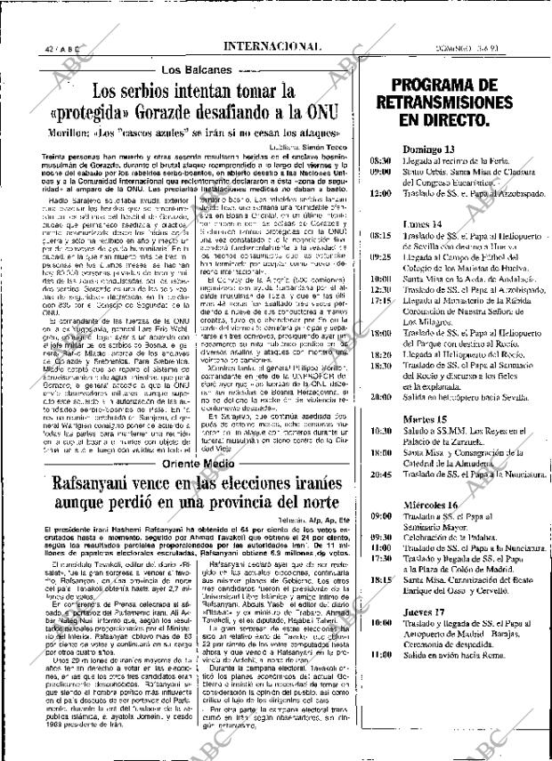 ABC MADRID 13-06-1993 página 42