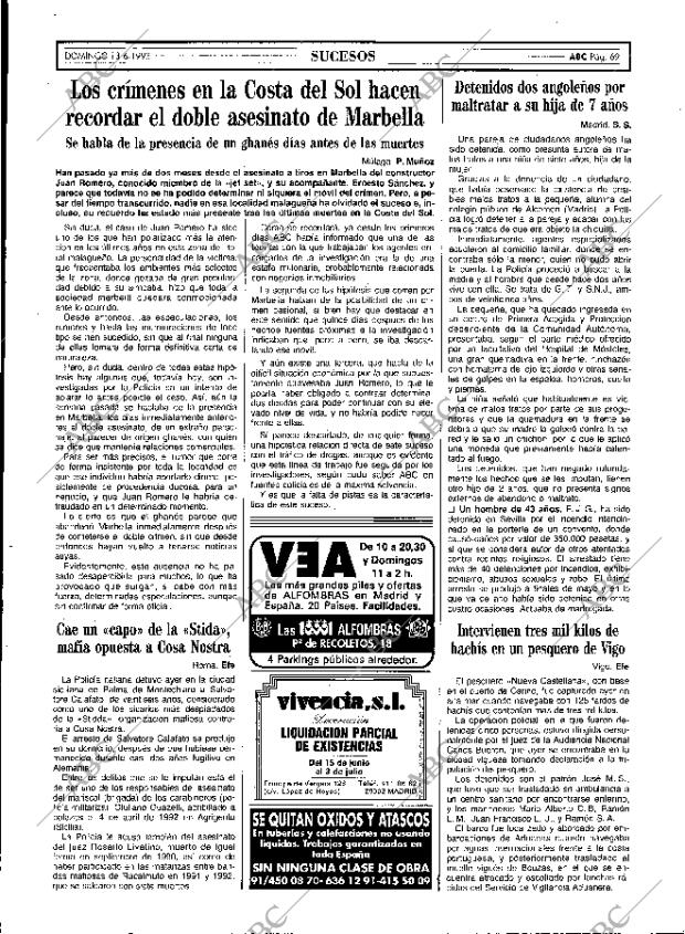 ABC MADRID 13-06-1993 página 69