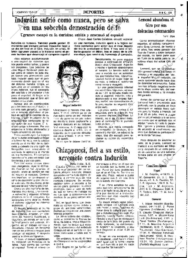 ABC SEVILLA 13-06-1993 página 109