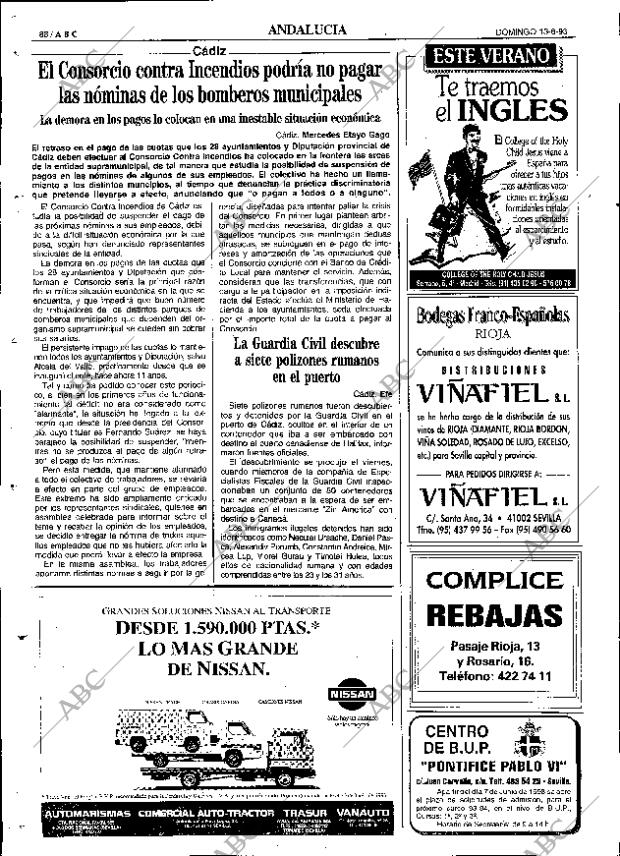 ABC SEVILLA 13-06-1993 página 88