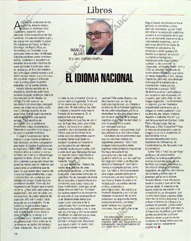 BLANCO Y NEGRO MADRID 13-06-1993 página 14