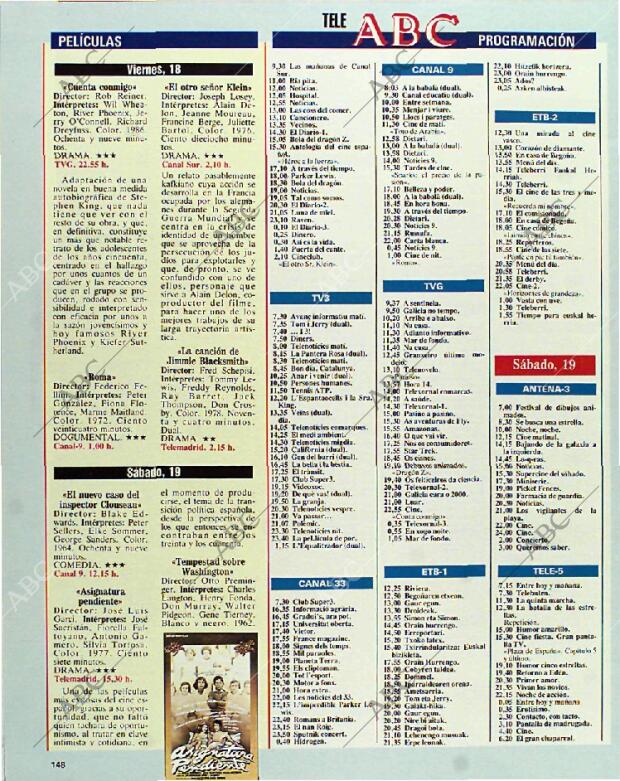 BLANCO Y NEGRO MADRID 13-06-1993 página 148