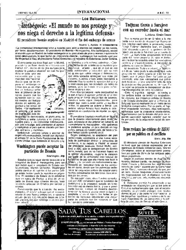 ABC MADRID 18-06-1993 página 33