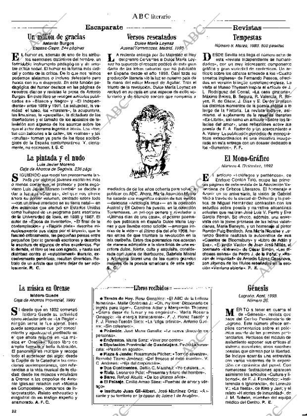 CULTURAL MADRID 18-06-1993 página 22