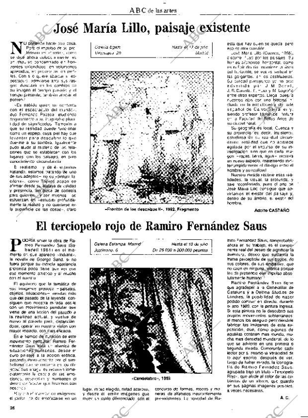 CULTURAL MADRID 18-06-1993 página 26