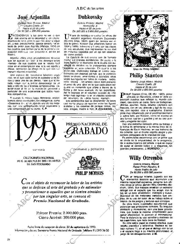 CULTURAL MADRID 18-06-1993 página 28