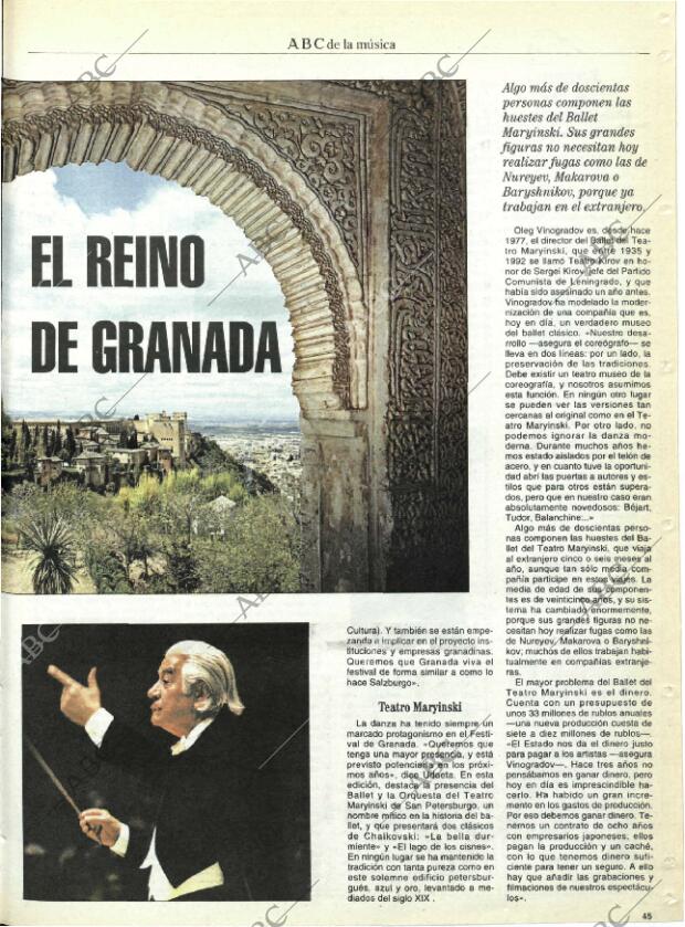 CULTURAL MADRID 18-06-1993 página 45