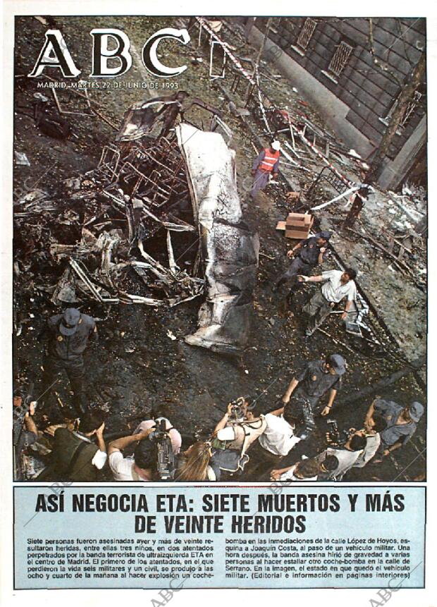 ABC MADRID 22-06-1993 página 1