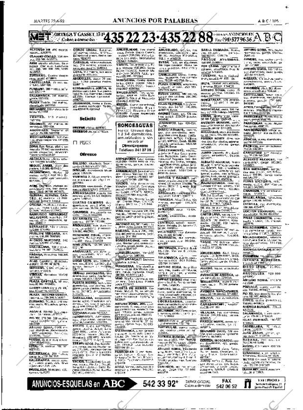 ABC MADRID 22-06-1993 página 105