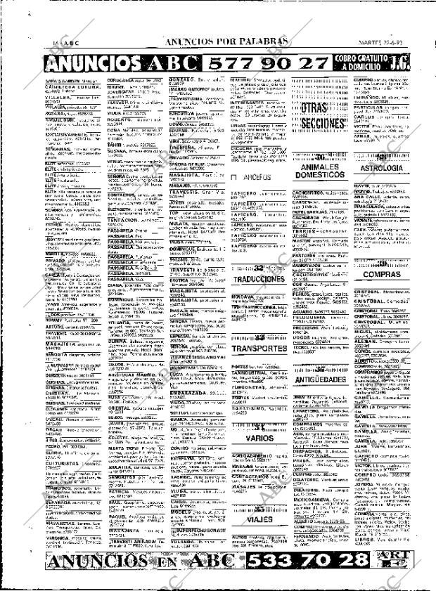 ABC MADRID 22-06-1993 página 116