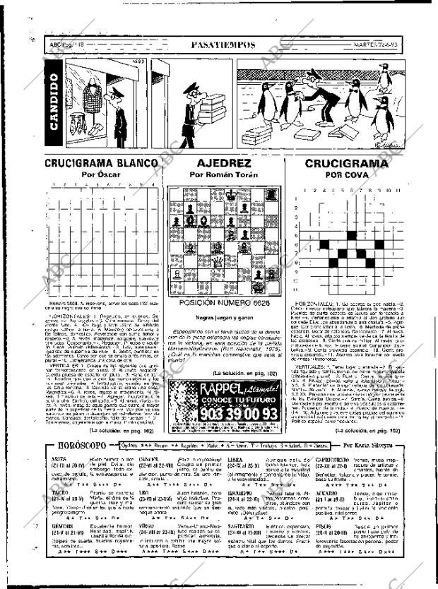 ABC MADRID 22-06-1993 página 118