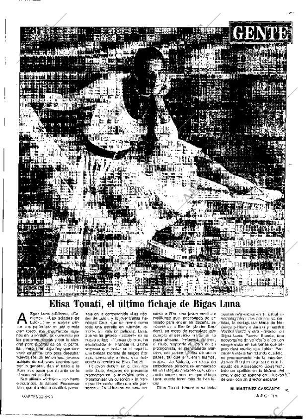 ABC MADRID 22-06-1993 página 119
