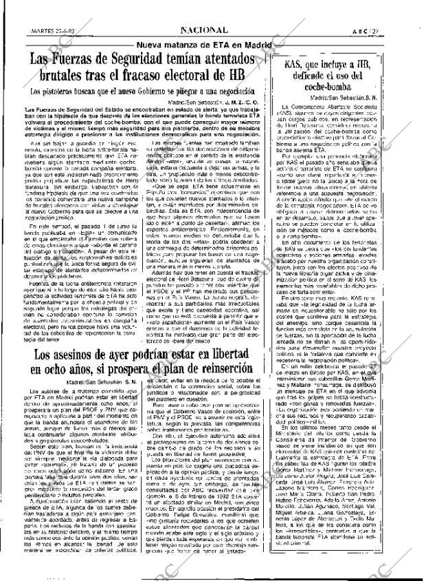 ABC MADRID 22-06-1993 página 27