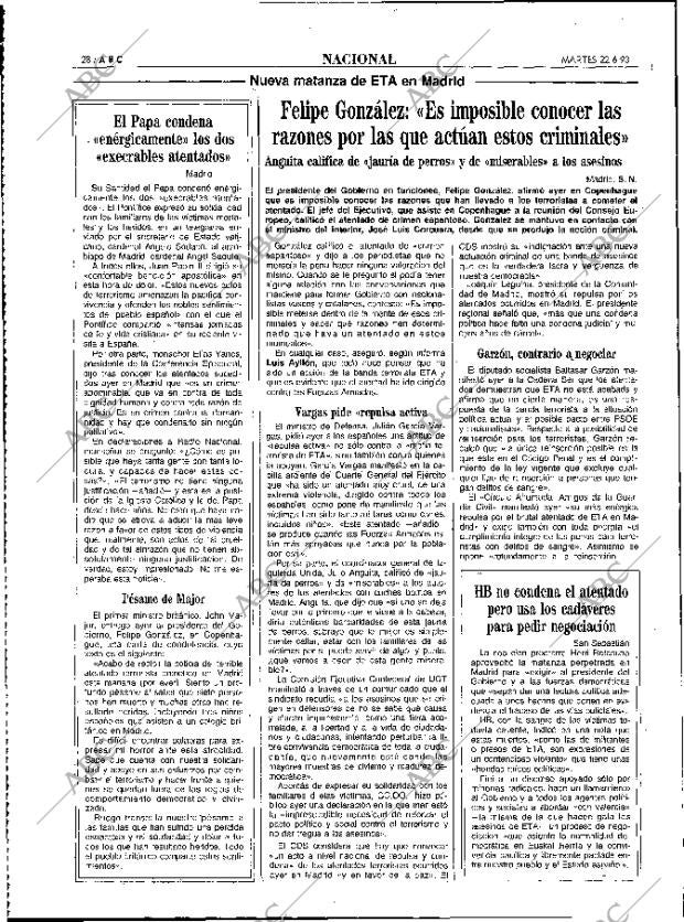 ABC MADRID 22-06-1993 página 28