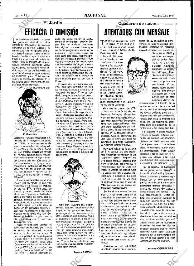 ABC MADRID 22-06-1993 página 34