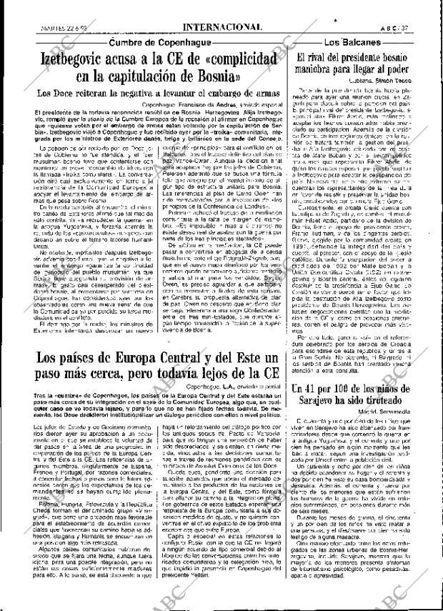 ABC MADRID 22-06-1993 página 37