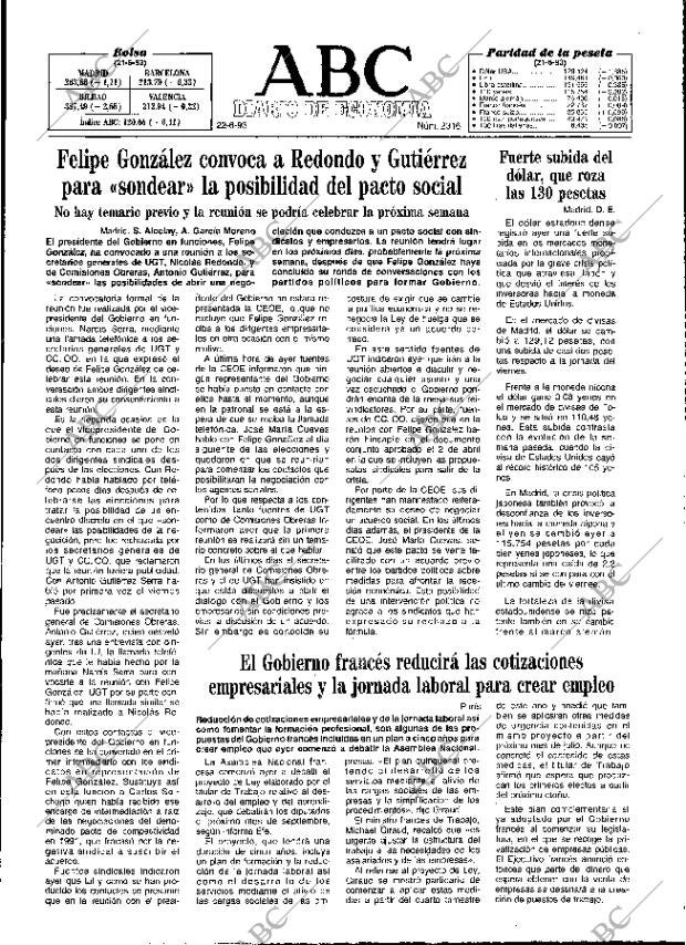 ABC MADRID 22-06-1993 página 43