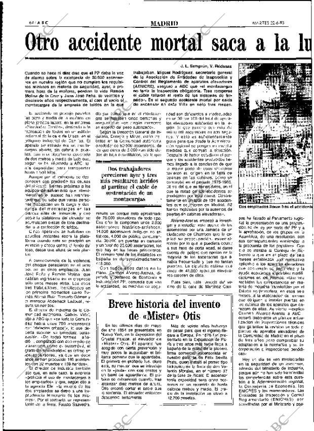 ABC MADRID 22-06-1993 página 64