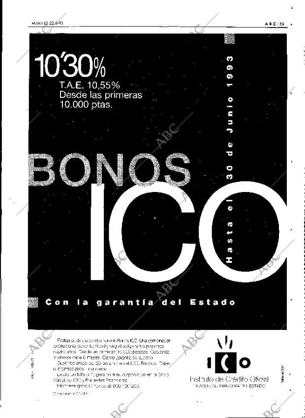 ABC MADRID 22-06-1993 página 69