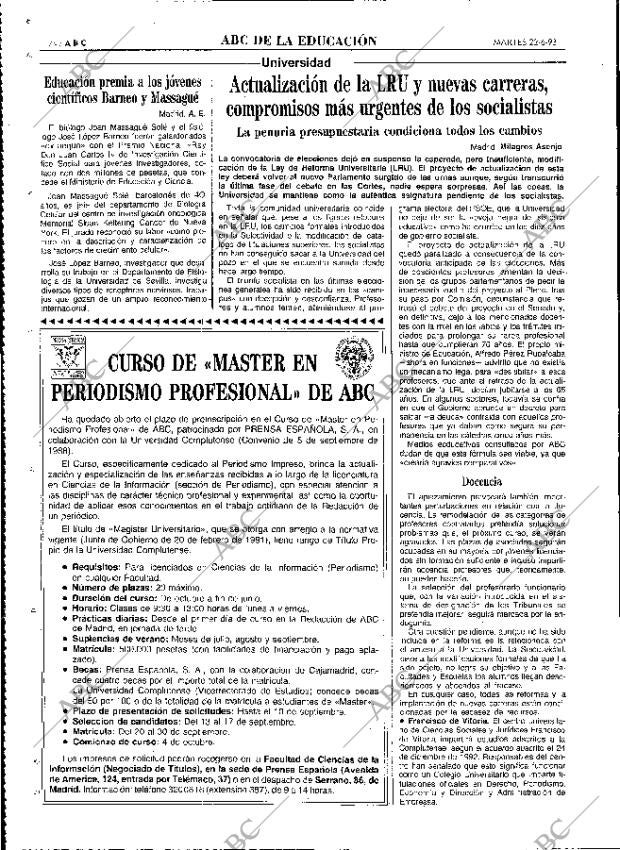 ABC MADRID 22-06-1993 página 74