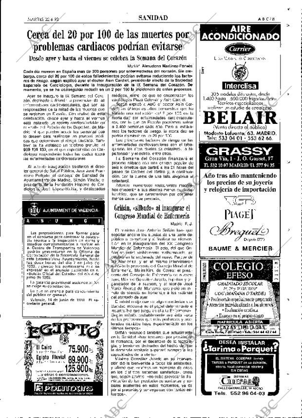 ABC MADRID 22-06-1993 página 81