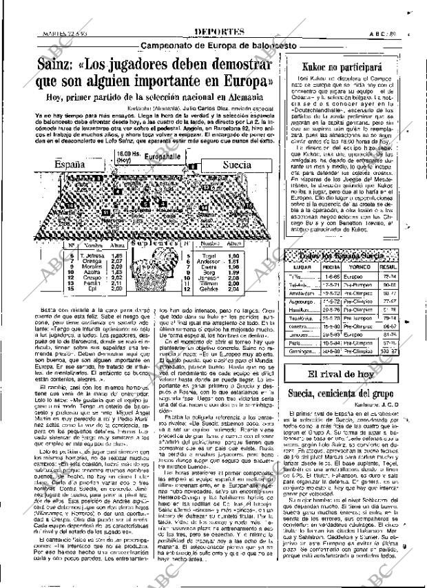 ABC MADRID 22-06-1993 página 89