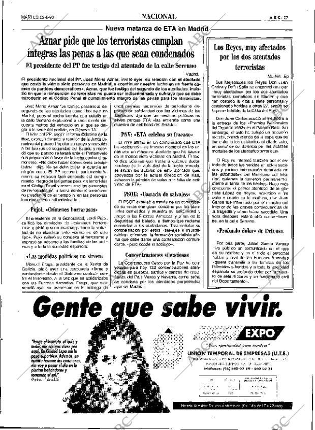 ABC SEVILLA 22-06-1993 página 27