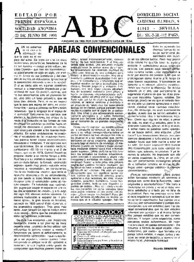 ABC SEVILLA 22-06-1993 página 3