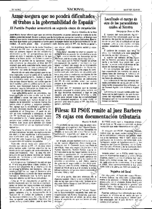 ABC SEVILLA 22-06-1993 página 30