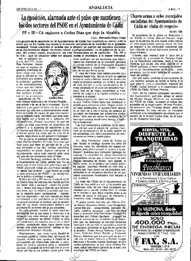 ABC SEVILLA 22-06-1993 página 41