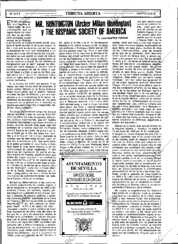 ABC SEVILLA 22-06-1993 página 48