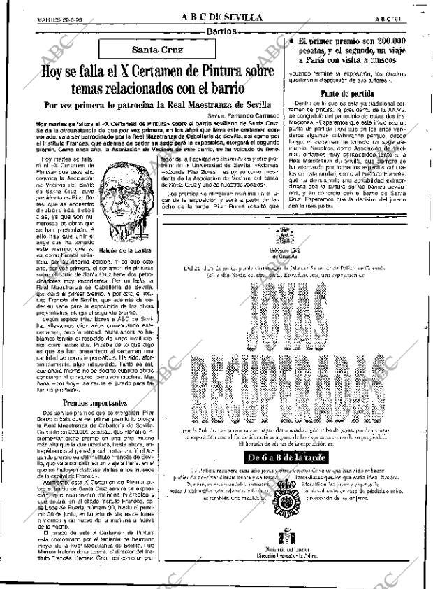 ABC SEVILLA 22-06-1993 página 61